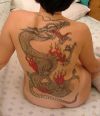 chinese dragon pic back tattoo